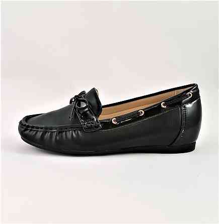 .Жіночі Мокасини Чорні Сліпони Шкіряні (розміри: 36) - 631 Дніпро