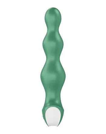 Анальний стимулятор-намистини з двома моторами Satisfyer Lolli-Plug 2 Green Львів