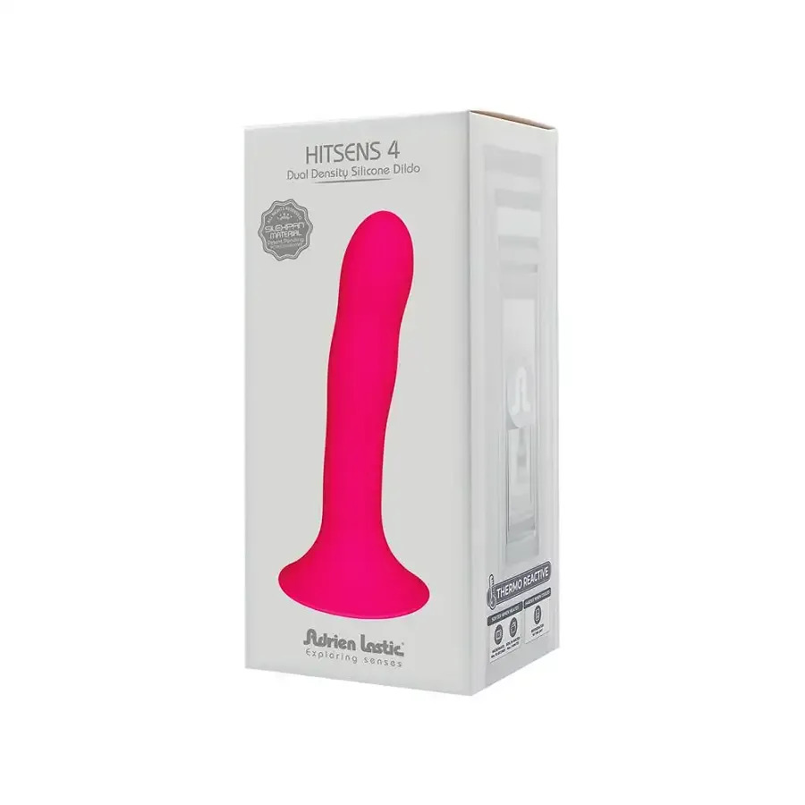 Дилдо з присоскою Adrien Lastic Hitsens 4 Pink, відмінно для страпона, діаметр 3,7см, довжина 17,8см Львів - фото 6