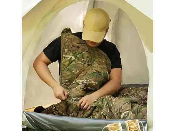 Универсальное пончо мультикам одеяло спальный мешок для армии и туризма тепла накидка зимняя до -10 Одесса