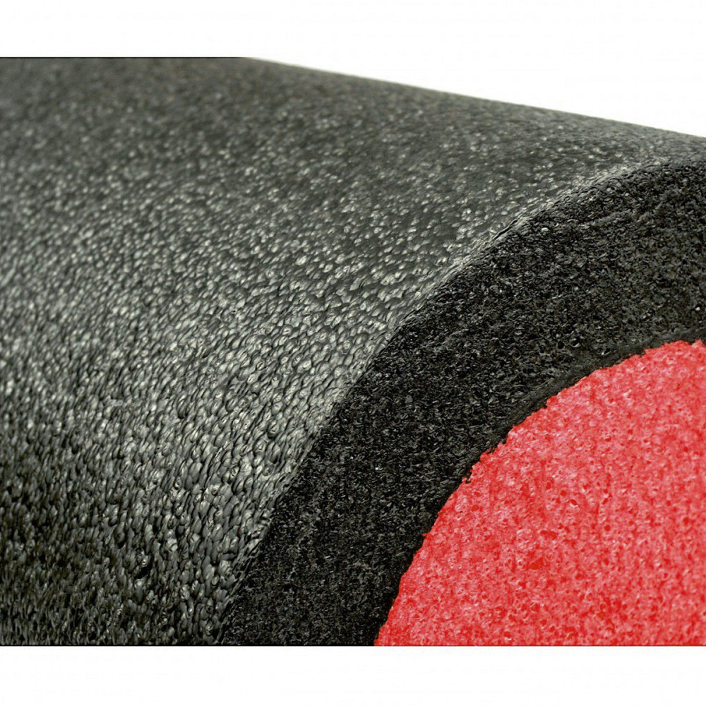 Масажний ролик (роллер) гладкий PowerPlay 4021 Fitness Roller Чорно-червоний (30x15см.) Кам'янське - фото 7