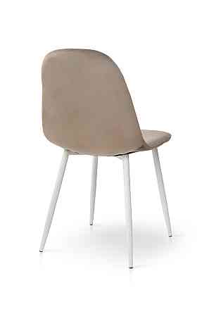 Стілець Ембер-L, білий/велюр бежевий Киев