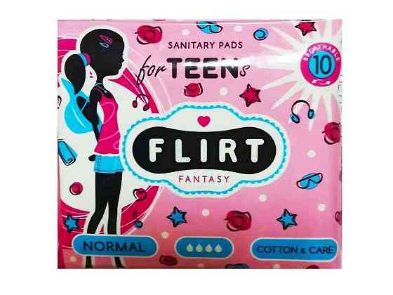 Прокладки гігієнічні 10 шт4 кр. (Cottoncare) ТМ FANTASY FLIRT Київ