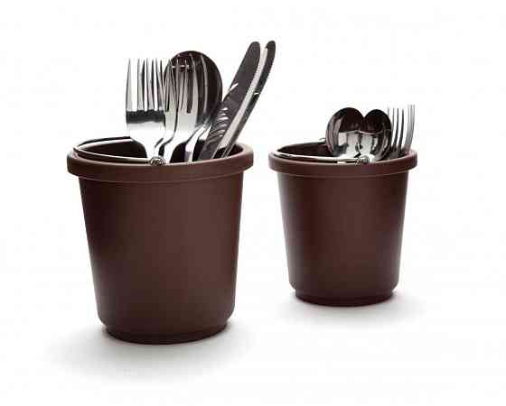 Универсальная подставка для нужных вещей, коричневая Ровно