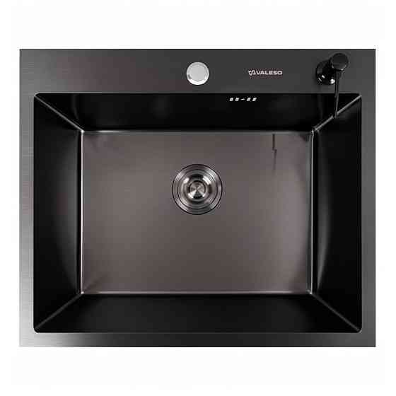 VALESO Кухонна мийка чорна 60*50 PVD VALESO Handmade ECN (2,0/0,5) Коломыя
