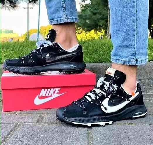 Кроссовки Nike Черные и Белые Мужские Найк Для Бега (размеры: 41,42,44) Видео Обзор Днепр