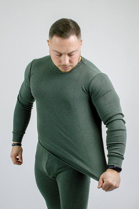Термобілизна Cotton чоловіча зелена Запоріжжя - фото 5