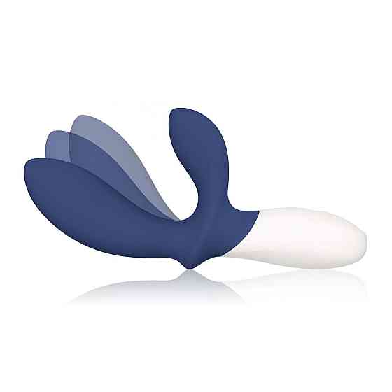 Масажер простати LELO Loki Wave 2 Base Blue, 2 мотори, манливий рух + вібрація Sex Aura Київ