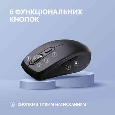 Мишка 2E MF225 Silent Wireless/Bluetooth Black (2E-MF225WBK) Вінниця