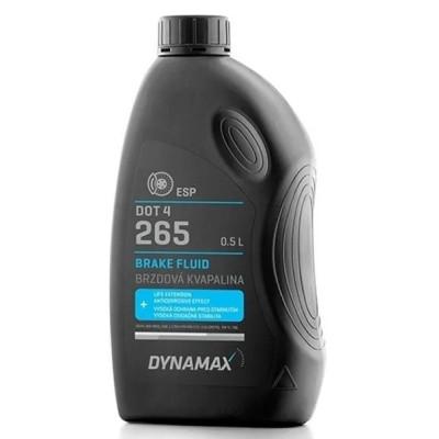 Гальмівна рідина DYNAMAX 265 DOT4 0,5 л Вінниця - фото 1