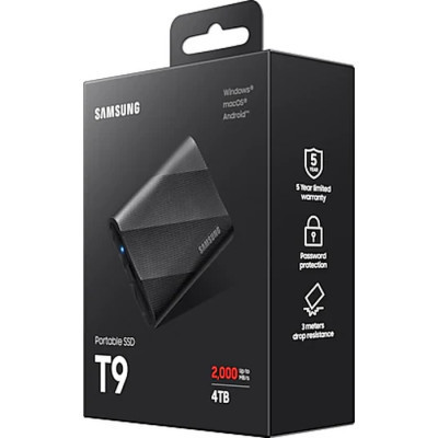 Накопичувач SSD USB 3.2 4TB T9 Samsung (MU-PG4T0B/EU) Вінниця - фото 6