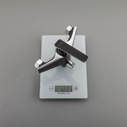 Змішувач для ванни з душовим гарнітуром Frap F2257 чорний/хром Київ - фото 6