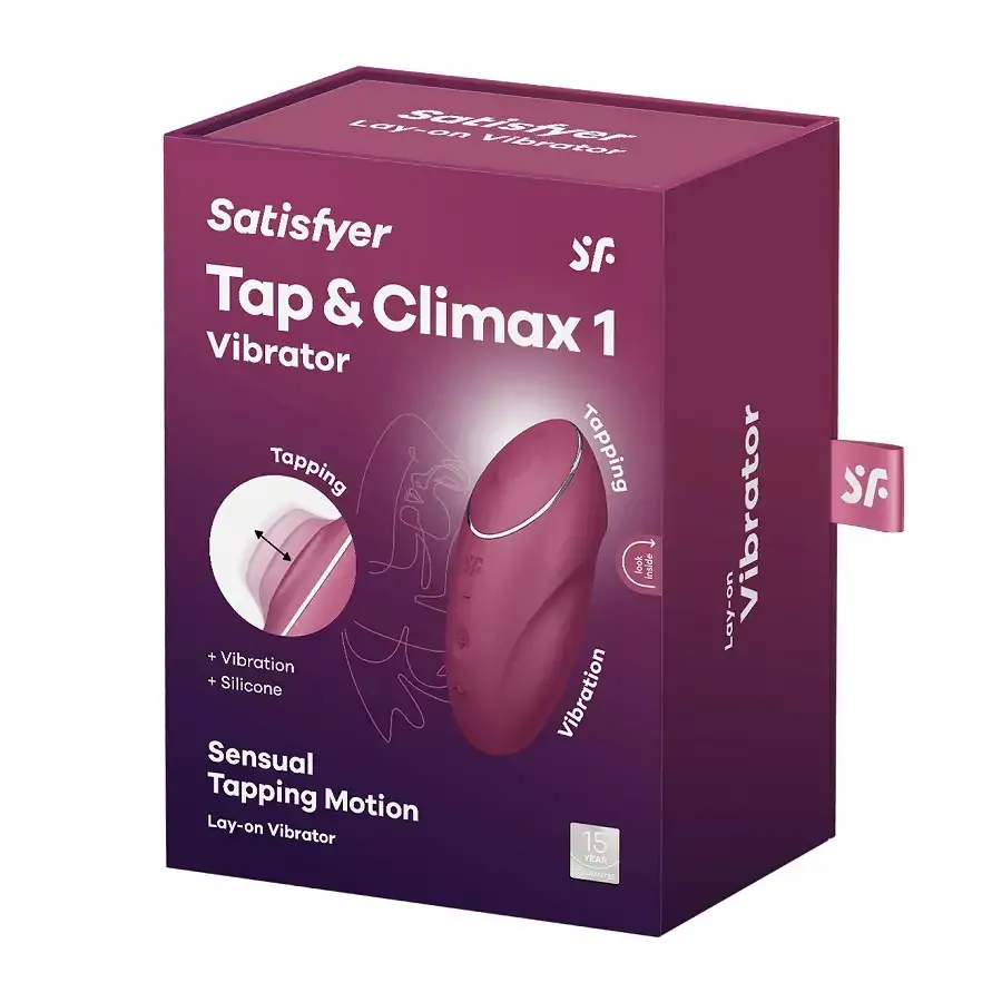 Вібратор Satisfyer Tap & Climax 1 Red Львів - фото 8