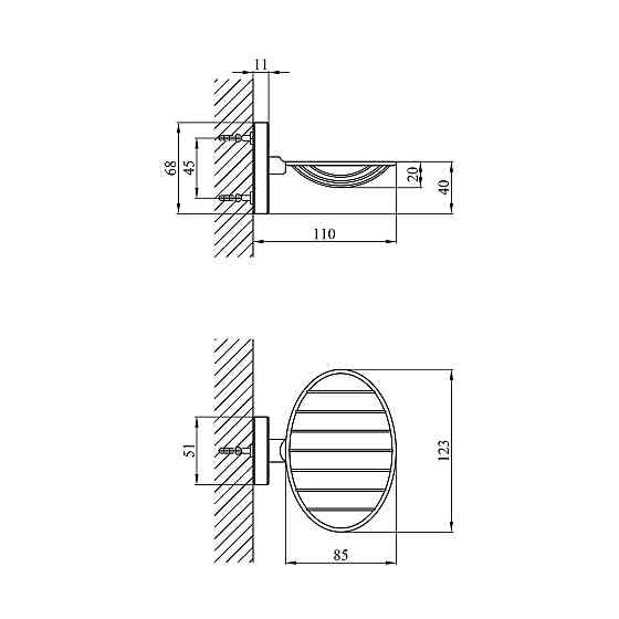 Мильниця для ванни Kroner KRM Elbe - ACC2902-1 Київ
