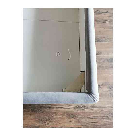 Ліжко TaurusDesign Gray Comfort на ніжках з нішею для білизни 180x200 темно-сірий Київ