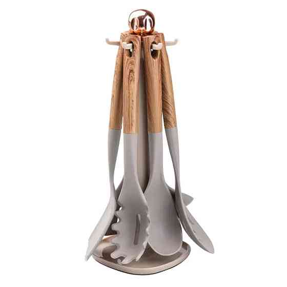 TS Kitchen Набір кухонного приладдя 6 штук з підставкою Київ