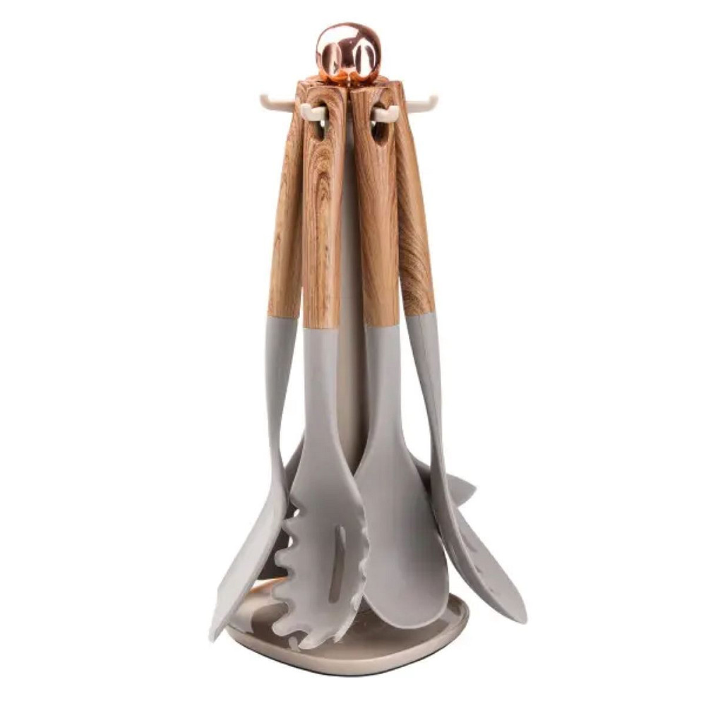 TS Kitchen Набір кухонного приладдя 6 штук з підставкою Київ - фото 3