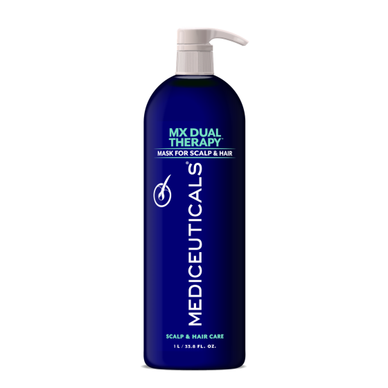 Відновлююча та антивікова маска для волосся і шкіри голови MX Dual Therapy Mediceuticals, 1000 мл Дніпро