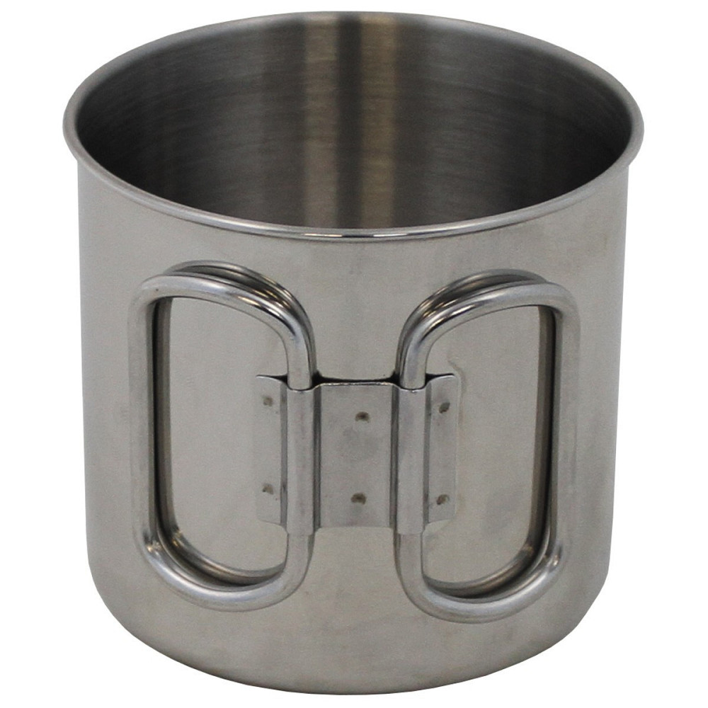 Туристична Кружка 450 мл з відкидною ручкою MFH Fox Outdoor (33370) Нержавіюча сталь Нововолинськ - фото 2