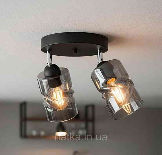 Декоративная люстра Sirius S4944-2 BK+SM с поворотным механизмом Киев