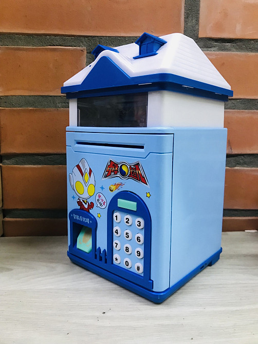 Скарбничка Музична "Будинок", синій EL 510-8 (36 шт./яский) Одеса - фото 1