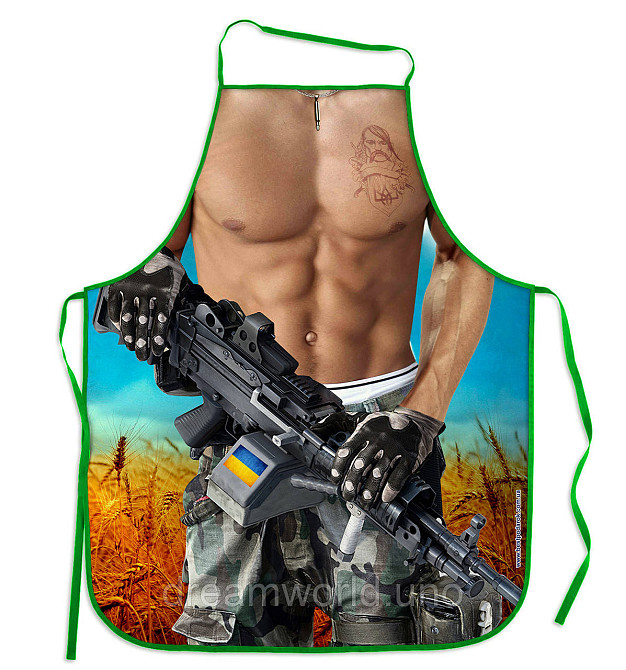 Прикольные фартуки Солдат Украины Харьков - изображение 1
