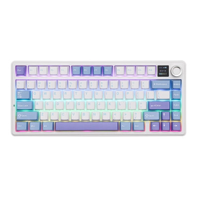 Клавіатура Aula F75 MAX Wireless/Bluetooth UA White/Blue (6978080501158) Вінниця - фото 4