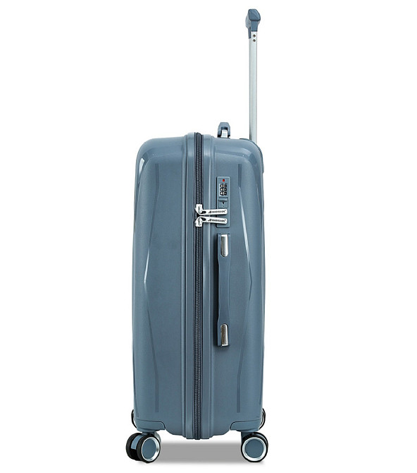 Валіза поліпропіленова MADISSON 51103 велика 77 см сіро-синя Київ - фото 3