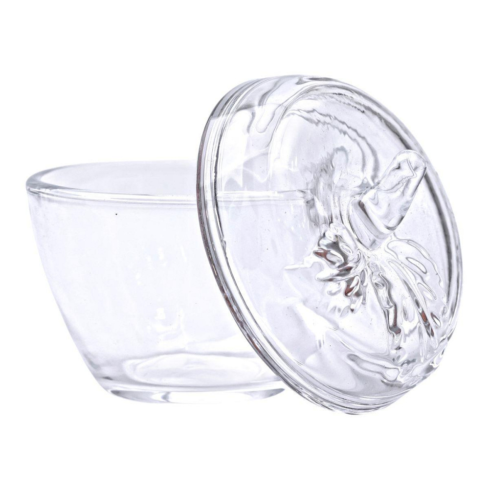 Конфетница с крышкой Ø 9.5 см ваза конфетница круглая стеклянная в форме яблока HP-4-101 Киев - изображение 3