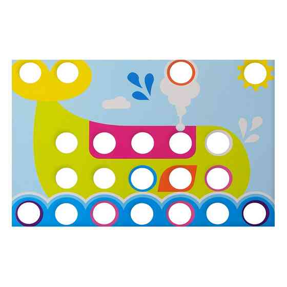 Дитяча мозаїка з великими деталями 669, 9 картинок Вінниця