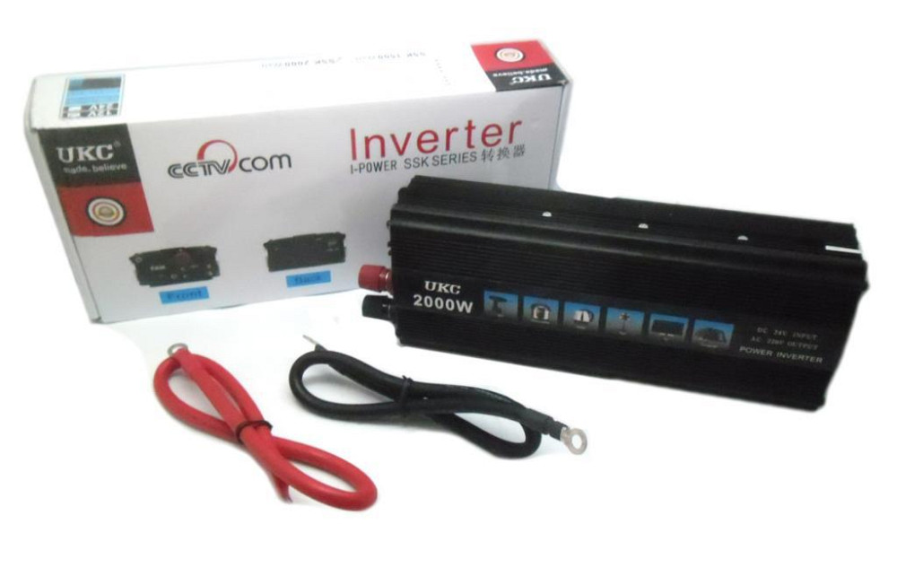 Перетворювач авто інвертор UKC 12V-220V 2000W Винница - изображение 2