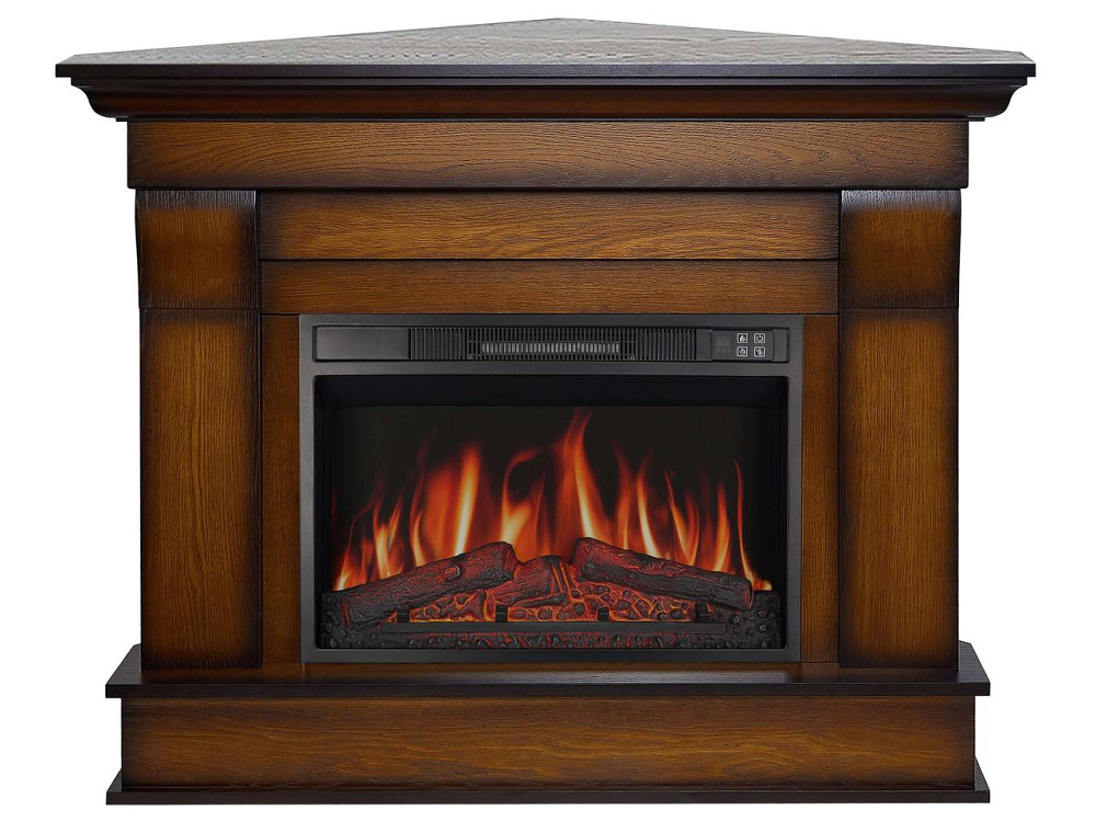 Каминокомплект угловой ArtiFlame Albion Corner AF23S дуб антик с обогревом и звуком горения огня Львов - изображение 3