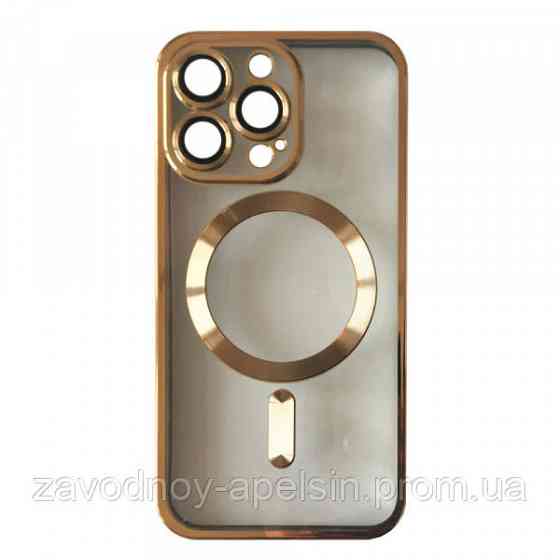 Iphone 13 Pro Max Чохол Захист камери магніт Chrome Gold (золото) Одеса