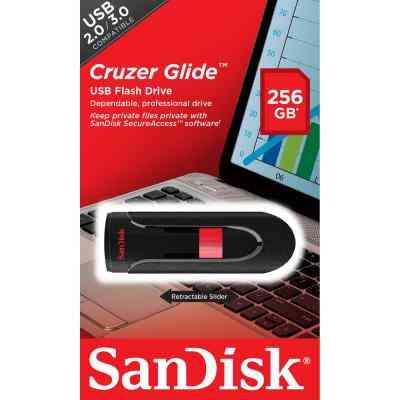 USB флеш накопичувач SanDisk 256GB Cruzer Glide USB 3.0 (SDCZ60-256G-B35) Вінниця