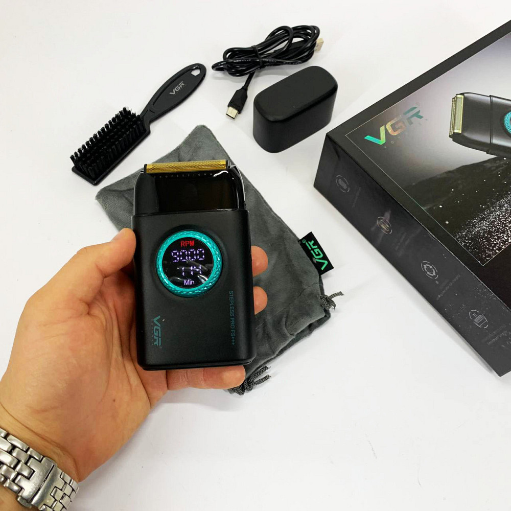 Аккумуляторная бритва для мужчин, Электробритвы для мужчин SHAVER, Портативная профессиональная бритва BD-99 Львов - изображение 13