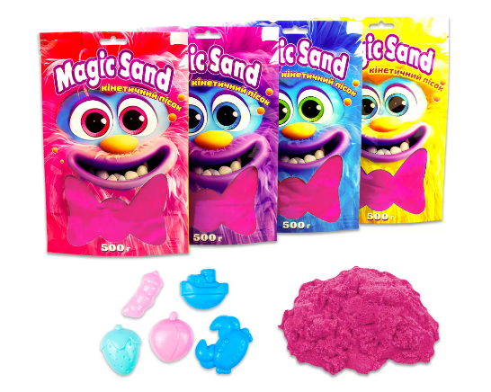 Magic sand в пакеті 39403-8 рожевий, 0,500 кг, шт Київ
