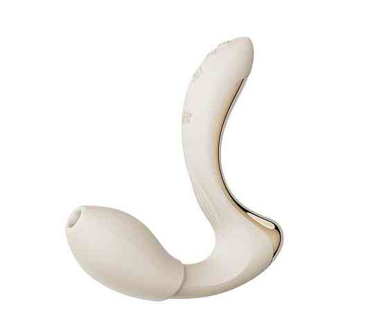 Вібратор-пульсатор з вакуумною насадкою Zalo – Talis G-Spot PulseWave Vibrator Ivory White Sex Aura Київ
