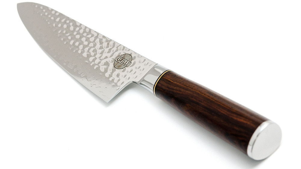 Профессиональный нож шеф повара из дамасской стали Chefs Knife 20,5 см GRILLI 88815 Код: 012181 Ровно - изображение 3