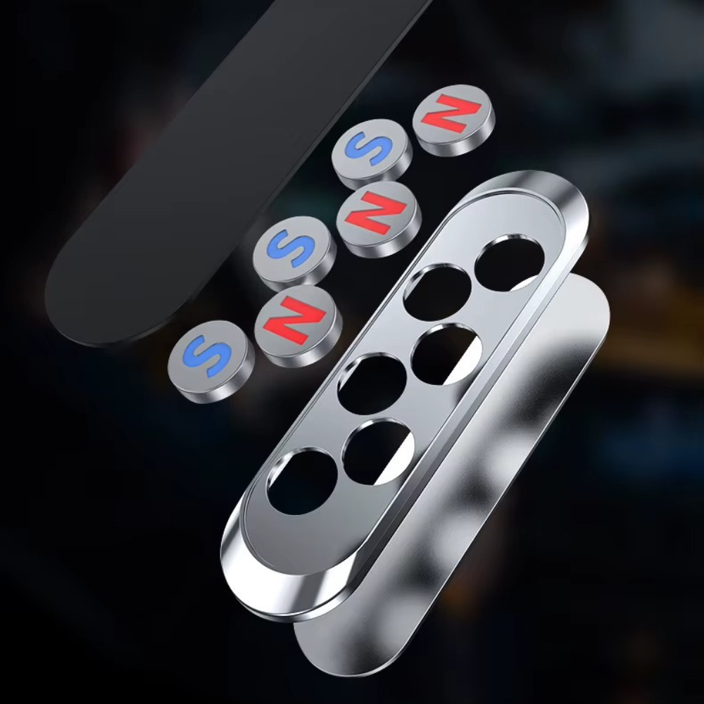 Тримач магнітний для телефону на липучці на панель в автомобіль, універсальний з силіконовою накладкою Кам'янець-Подільський - фото 6