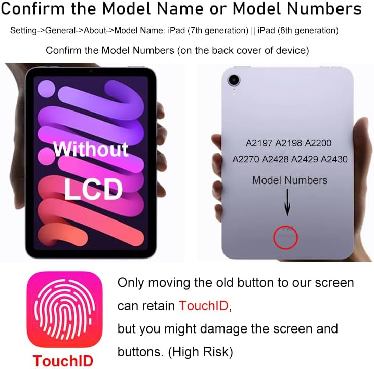 Стекло тачскрин для iPad 7/8 10.2