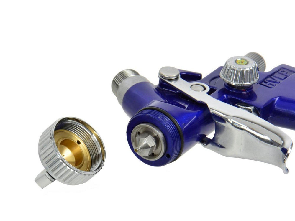 Міні Пульверизатор професійний HVLP 0.8 мм, бачок 150 мл металічний Киев - изображение 4