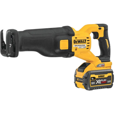 Сабельная пила DeWALT 54В XR FLEXVOLT Li-lon 2 Ач, 0 - 3000 ход/мин, 3.54 кг, кейс TSTAK (DCS389T2) Винница - изображение 1