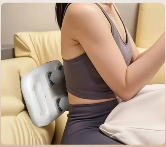 Вибрационный массажер для всего тела и мышц Deep Tissue Pro с 4 головками 6 режимов интенсивности Киев