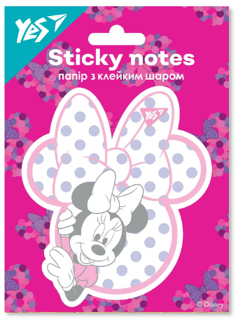 Папір з клейким шаром "YES" 170301 фігурна "Minnie Mouse" 40 арк, шт Київ - фото 1