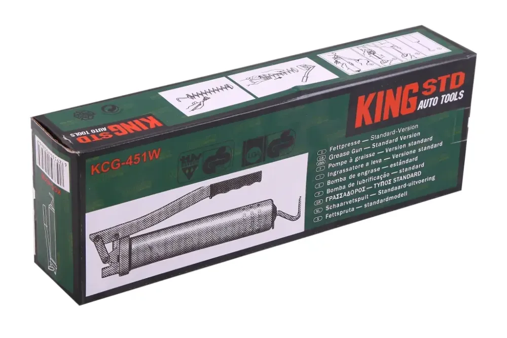 Шприц для смазки King Std резин. ручка, с насадкой Винница - изображение 3