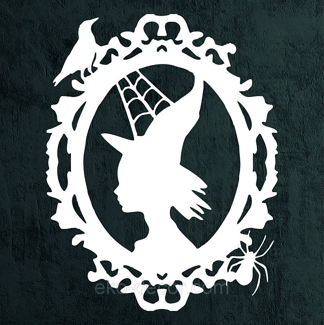 Декоративное настенное Панно «Ведьма», Декор на стену 110*86 см, Белый Киев - изображение 8