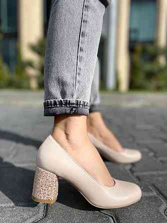 Nivelle Туфлі жіночі NIVELLE пудра натуральна шкіра каблук 6 см (1529/6030-6045) Коломия