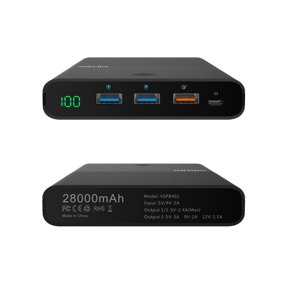 Зарядное устройство Power bank VINSIC Terminator P3(S) 28000mAh Киев - изображение 2