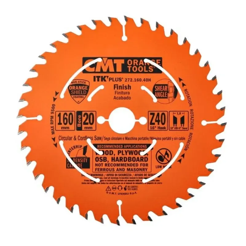 Пильный диск по дереву CMT 160x20x40z K1.7/1.1 (272.160.40H) Одесса - изображение 1