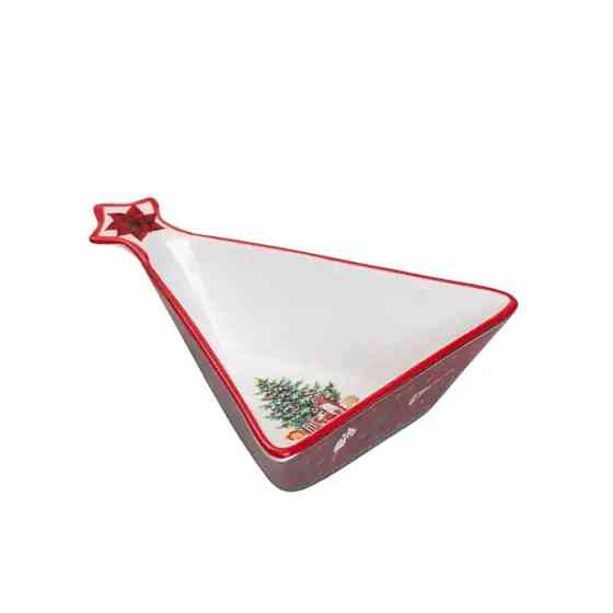 Салатница в форме елки 14.5×12 см новогодняя HP-SD-3 Киев